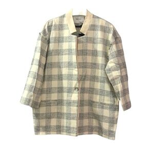 Sita Murt NWT Cream Black Red 40EU Linen Blend Professional Office Coastal